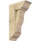 Ekena Millwork Funston Traditional Rough Sawn Bracket w/ Offset Brace, Douglas Fir, 8"W x 18"D x 30"H BKT0806X18X30FST01RDF - alternate 1